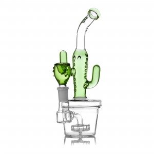 HEMPER - 8" Cactus Jack Bong - Prickle Pleasure, Blooming Bliss Water Pipe - [WP0519]